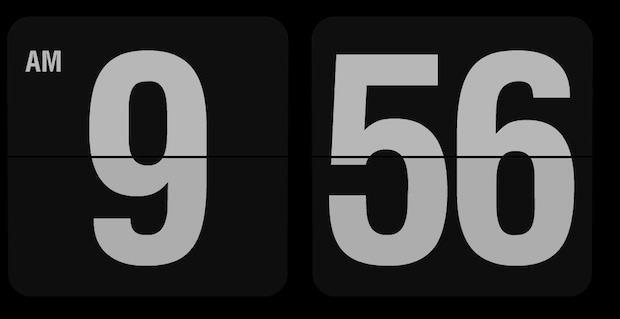 Protector de pantalla Flip Clock
