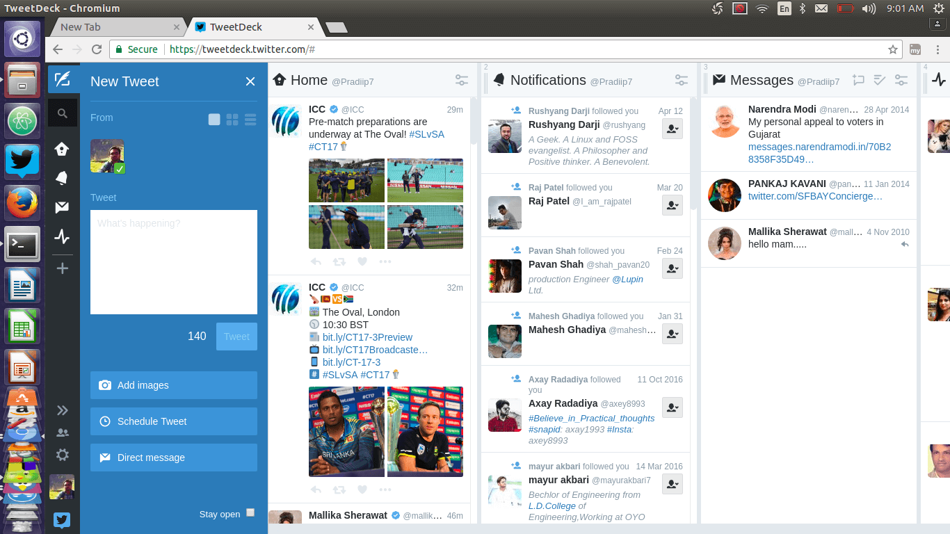 twitterdeck redactar tweet y programar tweet