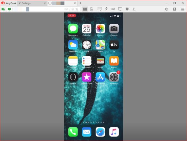 Cómo compartir la pantalla de iPhone y iPad con AnyDesk