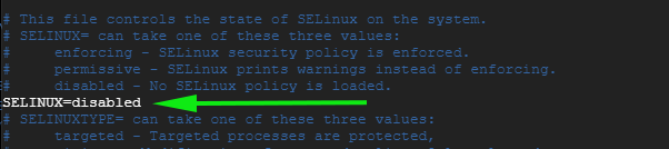 deshabilitar SELinux en CentOS 8