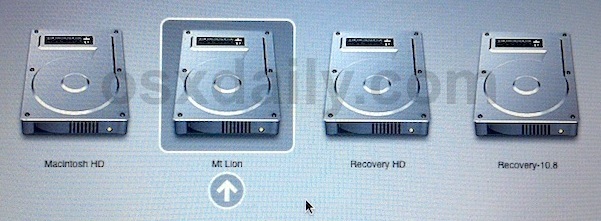 Arranque dual OS X Lion y OS X Mountain Lion
