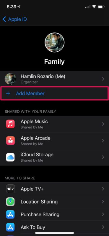 Cómo dejar de compartir Apple Music con miembros de la familia