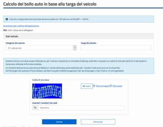 verificación de matrícula