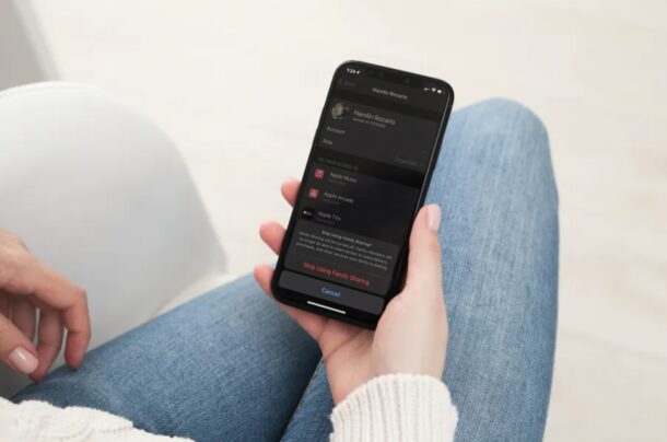 Cómo dejar de compartir Apple Music con miembros de la familia