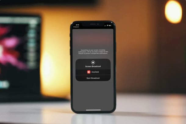 Cómo compartir la pantalla de iPhone y iPad con AnyDesk