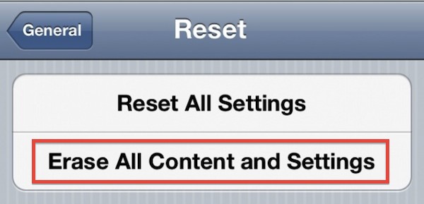 borrar-iphone-reset-factory-settings Limpie el iPhone y restablezca la configuración predeterminada de fábrica