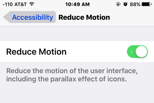 Acelera iOS 9 reduciendo la velocidad