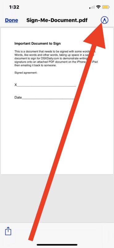 Cómo firmar documentos desde la aplicación Mail en iOS 