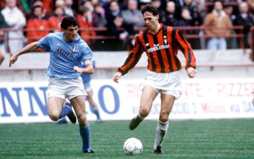 Van Basten y Ciro Ferrara