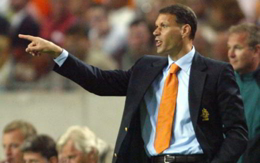 Entrenador Van Basten de Holanda