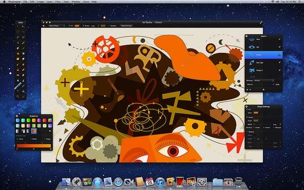 Captura de pantalla de Pixelmator 2