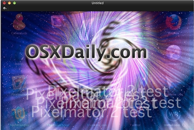 Imagen de prueba de Pixelmator 2