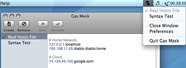 cambiar diferentes archivos de host mac