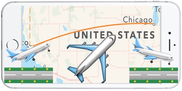Ver información de vuelo en iPhone
