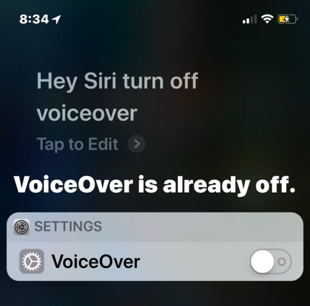 Cómo apagar VoiceOver en la pantalla de bloqueo de su iPhone o iPad