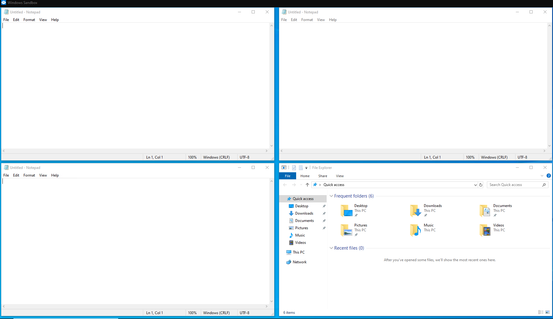 Apilar Windows en Windows 10