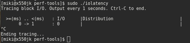 iolatency, datos de latencia del disco