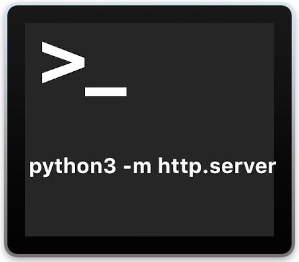 Inicie un servidor web simple en Python 3 con el comando del servidor http