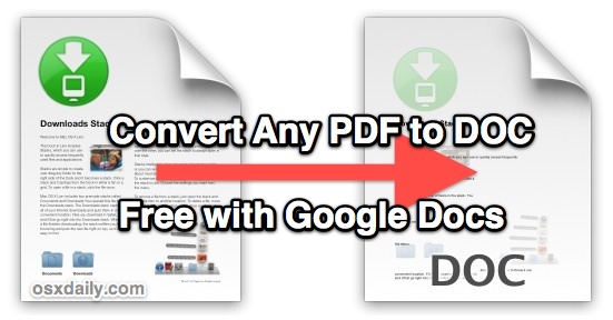 Convierta un PDF a DOC de forma gratuita con Google Docs