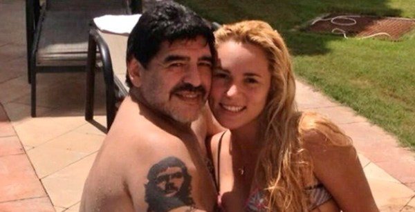 Maradona y Rocio Oliva