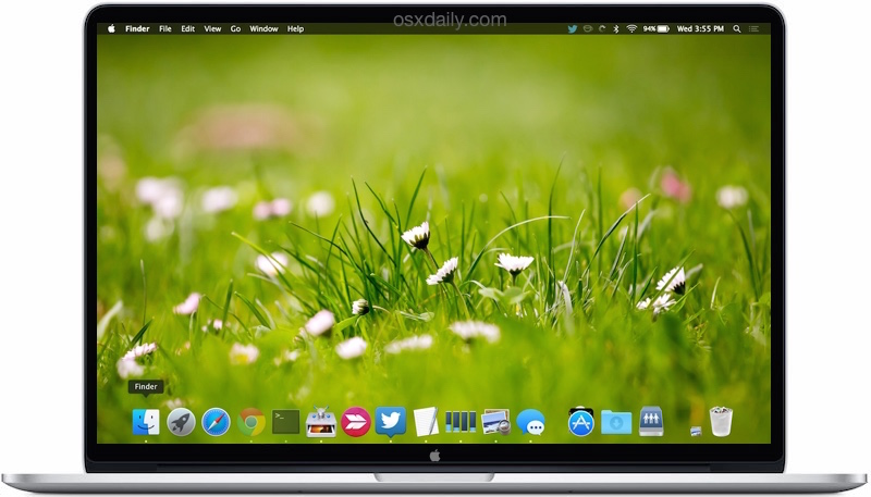 MacBook Pro Retina con excelente fondo de pantalla