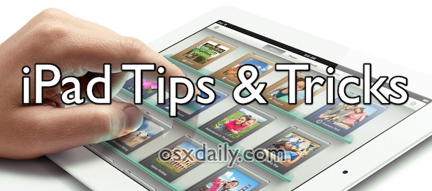 Consejos y trucos para iPad