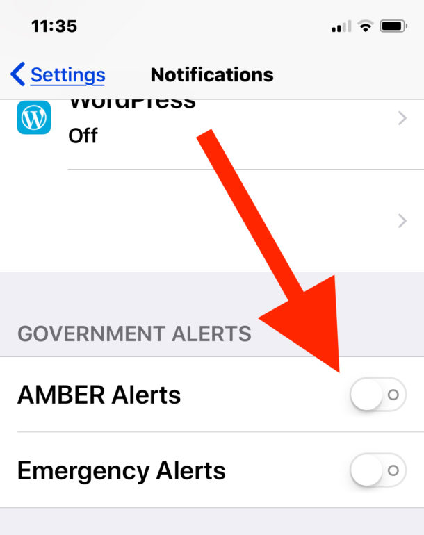 Cómo deshabilitar las alertas de emergencia y las alertas gubernamentales en iPhone
