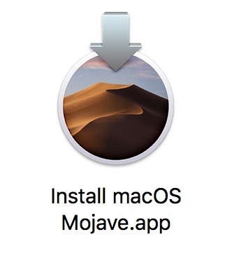 Aplicación de instalación de MacOS Mojave