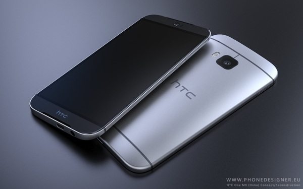 HTC One M9 delante y detrás