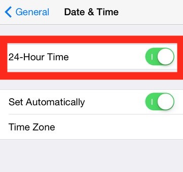 Cómo configurar el reloj de 24 horas en el iPhone y el iPad