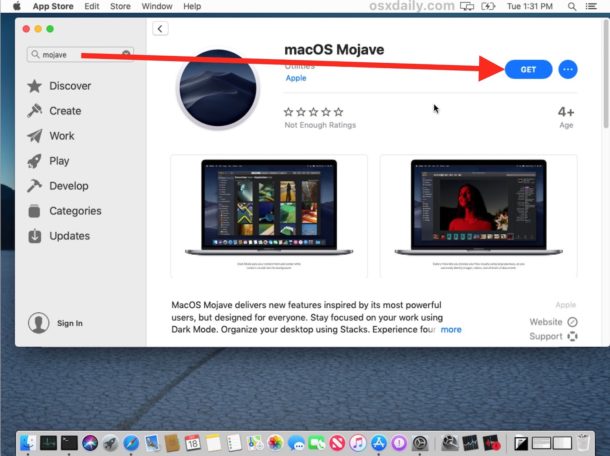 Cómo actualizar macOS Mojave beta a la versión final 