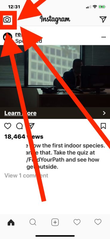 Cómo usar el modo Focus Instagram