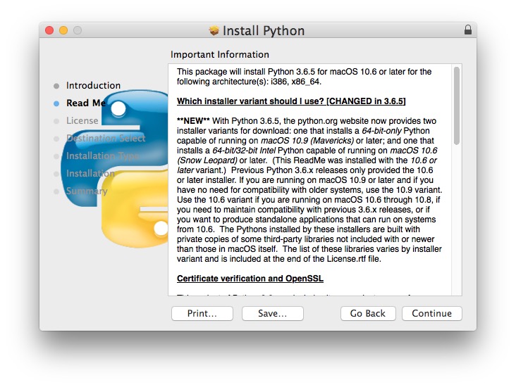 Instalación de Python 3 en Mac OS