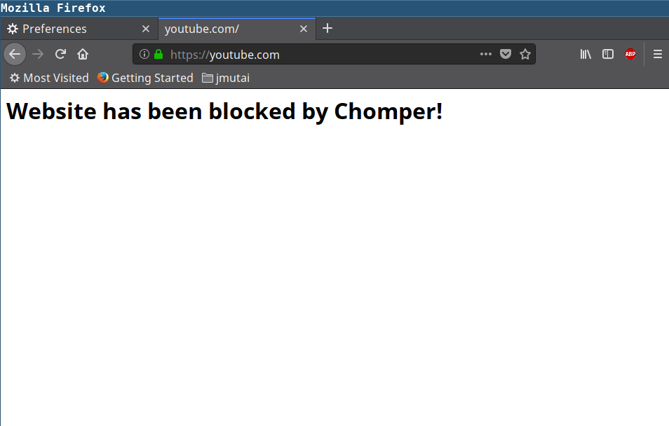 Cómo instalar y usar el bloqueador de internet Chomper