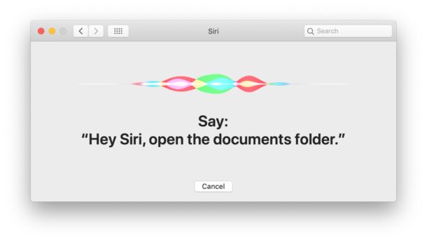 Configurando Hey Siri en Mac