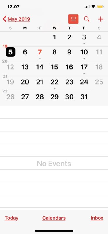 Se han eliminado los días festivos de Calendar en iOS