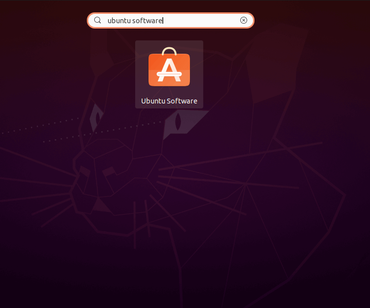 Buscar software de Ubuntu