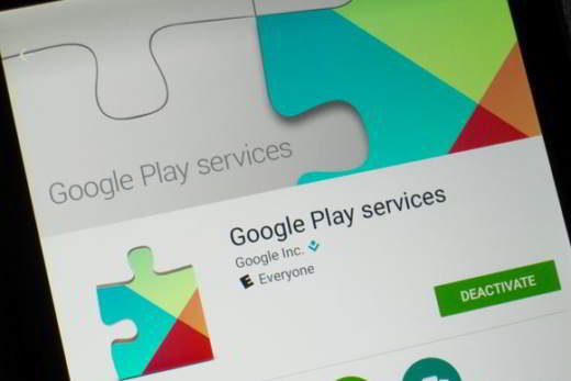 actualización de los servicios de google play