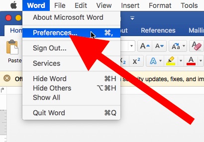 Cómo cambiar los temas visuales de Microsoft Office Word Excel en Mac
