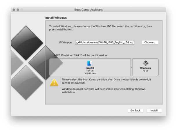 Configurar la partición Boot Camp de Windows en Mac