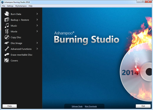 Ashampo Burning Studio 2014