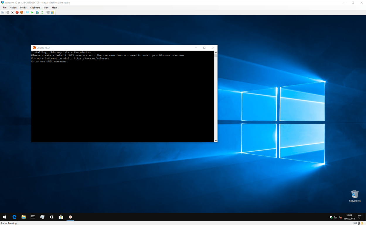 Subsistema de Windows para Linux