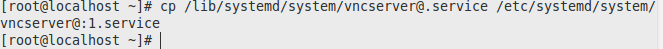 copiando la configuración del servidor vnc