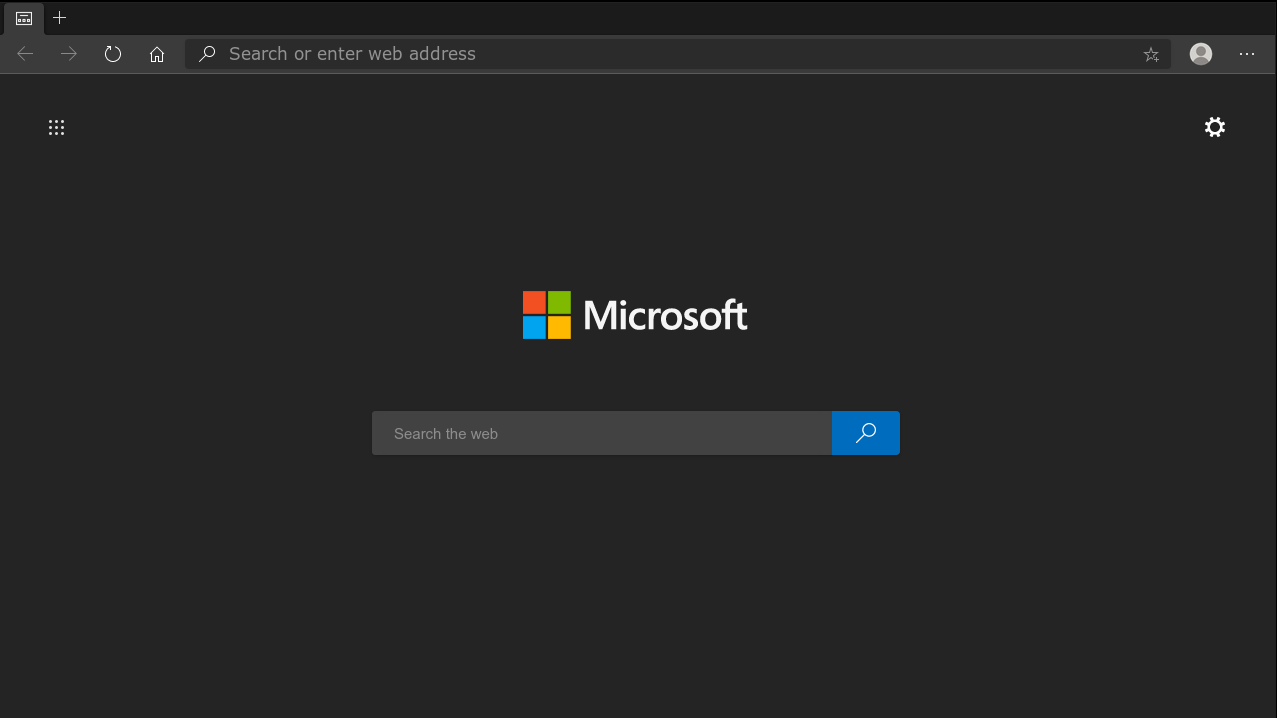 Captura de pantalla de Microsoft Edge Dev en Linux