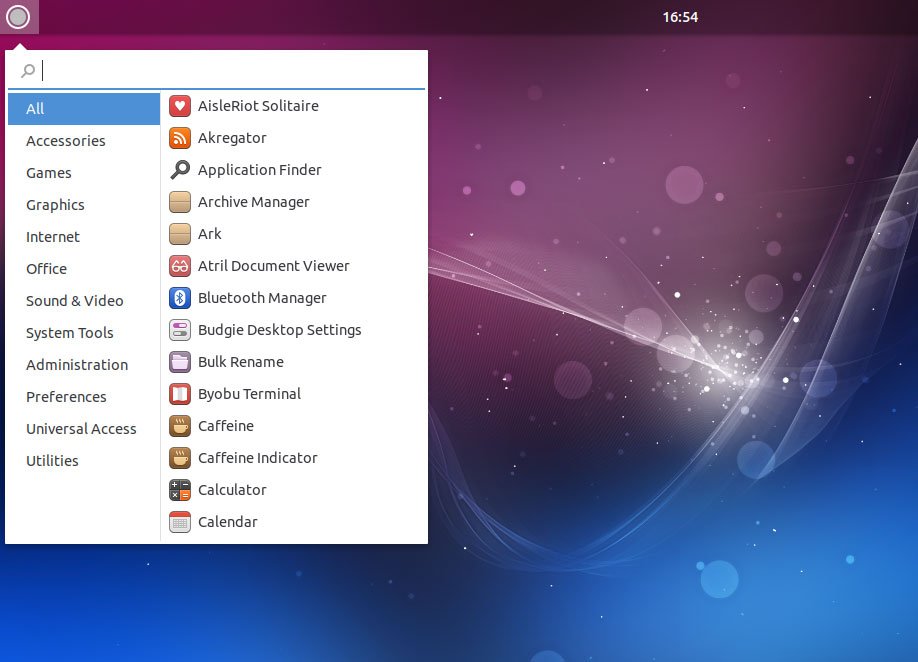 nueva instalación de escritorio budgie en ubuntu