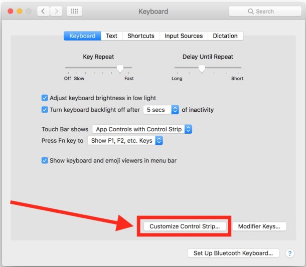 Personaliza la barra táctil para eliminar Siri