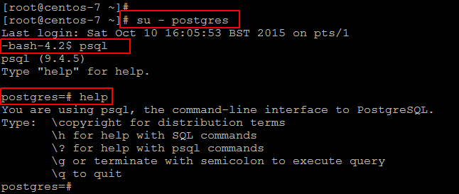 Conectarse a PostgreSQL