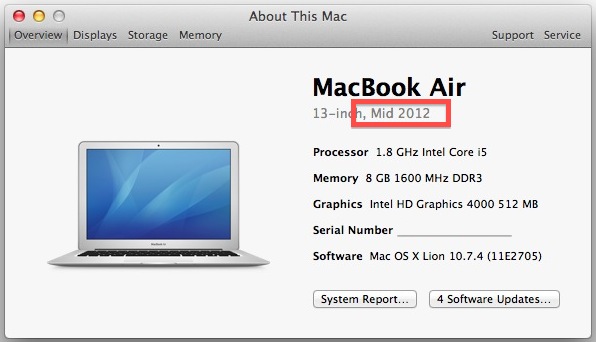 Descubra cuándo se creó una Mac