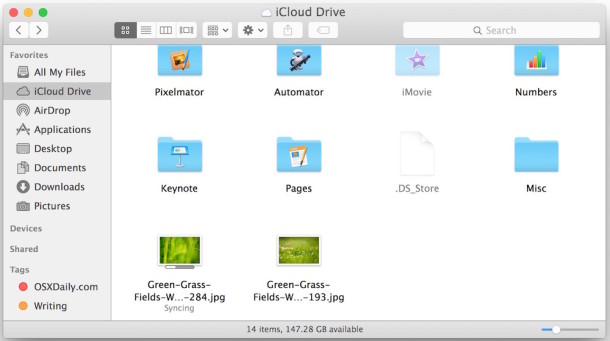 Mueve un archivo a iCloud Drive en tu Mac