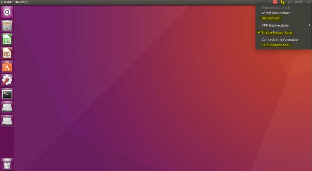 conexiones de red ubuntu18